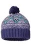 Women's Pompom Folded Patterned Knitted Winter Beanie - 4