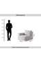 Breet Left Arm Single Seater Sofa - 6