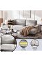 KAM CORNER SOFA SET - GREY - 5