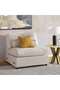 Cozy Armless Single Seater Modular Sofa - Beige