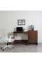 Linz Writing Desk With 1 Drawer - Walnut