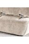 Macrame Armless Sofa Beige~beige - 5