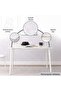 Arith 1+4 Dining Set Sintered Stone - White & Cream - 8