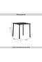 Saforaa Outdoor Table - Black - 4