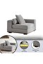 Monro Corner Sofa - Dark Grey - 3