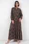 Bdart Patterned V-Neck Maxi Dress - 3