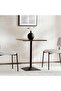 Aparia 2 Seater Dining Table Square Wood - Dark Brown