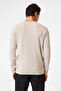 Beige Crew Neck Sweater - 6