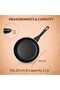 Sonex Diecast Eden Non-Stick Fry Pan 24 cm (2 Ltr), Marble Granite Coated, Soft Cool-Touch Handle, Easy Clean, PFOA-Free, Durable Korean Technology for Lasting Performance - 8