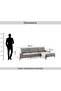 KAM CORNER SOFA SET - GREY - 7