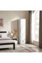 Arlin 1 Door Wardrobe With 1 Drawer - White