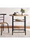 EVERLY 1+2 DINING SET - NATURAL BLACK - 3