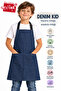 Denim Kid Denim Fabric Painting Apron Picture Apron Kindergarten Apron Children's Denim Kitchen Apron - 2