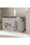 Chimira Office Desk With Side Cabinet Melamine - White - 5