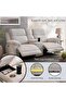 Tamar 2 Recliner Sofa - Beige - 5
