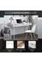 Danica Study Desk Melamine - Natural & White - 8