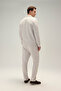 Zippered Men's Sweatshirt 6Wm1009-Bg - 4