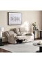 Samwise 2 Seater Recliner Sofa Console With Cup Holder - Beige - 2