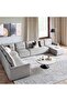 Alabaster Single Seater Corner Sofa - 6