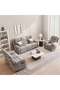 Caltom 3 Seater Recliner Sofa - Grey - 5