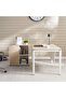 Leno Office Desk 160cm -white Oak Top - 4