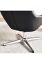 Formal Office Single Seater Sofa Pu + Chrome Legs - 5
