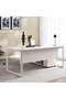 Navas Office Desk - 180cm - White