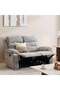 Caltom 2 Seater Recliner Sofa - Grey - 3