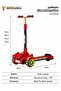 3-Wheel Kids Scooter, Kick Scooter With Height Adjustable, Music, Light-Up Wheels, Portabl - 5