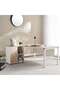 Leno Office Desk 160cm -white Oak Top - 3