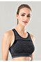 Thick Straps Cross Back Design Soft Unpadded Sports Bustier