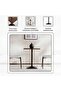Aparia 2 Seater Dining Table Square Wood - Dark Brown - 5