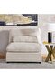 Cozy Armless Single Seater Modular Sofa - Beige - 2