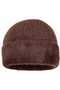 Women's Folded Soft Textured Plush Winter Knitwear Beanie - 6