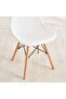 DORTHY 1+2 DINING SET ROUND - WHITE NATURAL - 8