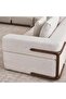 Aycox Corner Sofa Set - Beige - 5