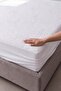 Bamboo Liquid-Proof Fitted Full Edge Mattress Protector Mattress Cover White - 3