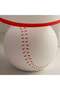 Baseball E14 Ceramic Table Lamp Dia 16x27.5cm - White - 3