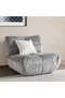 Macrame Armless Sofa Grey~grey - 2