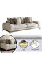 Rocan 4 Seater Sofa - Beige - 3