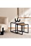 Walter Nest Of Table Melamine - Black Natural