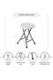 Newskai Outdoor Stool Chair - White - 6