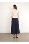 Pleated Skirt with Slit Detail - 4