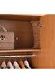 Enstatite 4 Door Wardrobe With 2 Drawers-brown - 7