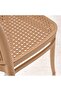 Joye Outdoor Armless Chair - Brown - 5