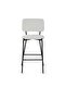 Trego Bar Chair - White Black - 2