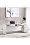 Eloura Office Desk Left Side Return 200cm W- White