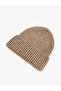 Textured Layered Knit Beanie - 2