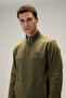 Half Zipper Men's Sweatshirt 6Wm1025-Kh - 2