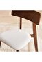 Zion 1+4 Dining Set Solid Wood - Brown Grey - 5